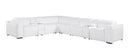 1224 - 8-Piece L-Shaped Sectional Sofa In With 3 Power Recliners & Power Headrests