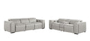 1224 - 6-Piece Modular Power Reclining Sofa And Console Loveseat Set In With 5 Power Recliners & Power Headrests