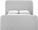 Fira - Linen Textured Fabric Upholstered Bed