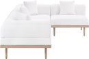 Laguna - 4 Piece 106.5" Upholstered Outdoor Patio Modular Sectional