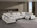 1246 - 8-Piece U-Shaped Modular Power Reclining Sectional With 2 Power Recliners And Power Headrests