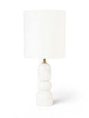 Paros - Base And Linen Textured Fabric Shade Table Lamp