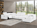 2679 - 8-Piece U-Shaped Power Reclining Sectional In Genuine Leather (2 Recliners)