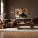 Orin - Fabric Velvet 4 Piece Modular Sectional