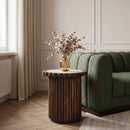Elvira - Marble And Mango Wood Table