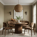 Velora - Upholstered Dining Chair (Set of 2) - Brown Base