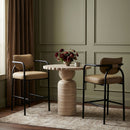 Serava - Vegan Leather Upholstered Bar Stool