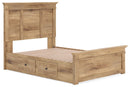 Makidern - Panel Storage Bed