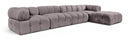 Orin - Fabric Velvet 5 Piece Modular Sectional