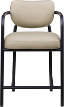 Serava - Vegan Leather Upholstered Bar Stool