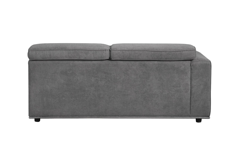 Alwin - Modular Lf Sofa - Dark Gray Fabric