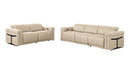 1126 - 5-Piece Modular Power Reclining Sofa And Loveseat Set In With 4 Power Recliners & Power Headrests