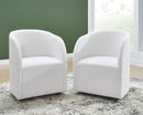 Rowanbeck - Dining Upholstered Arm Chair (Set of 2) - Ivory