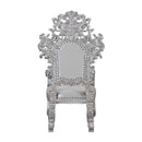 Valkyrie - Arm Chair (Set of 2) - Synthetic Leather & Antique Platinum