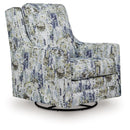 Dustinford - Swivel Glider Accent Chair - Multi