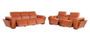 1224 - 6-Piece Modular Power Reclining Sofa And Console Loveseat Set In With 5 Power Recliners & Power Headrests