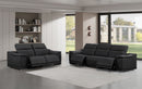 2679 - Genuine Leather Reclining Set (Sofa And Loveseat With 4 Power Recliners)