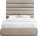 Adam - Chenille Fabric Bed With 70.5" Headboard