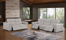 1208 - Leather Reclining Set (Sofa & Loveseat With 4 Power Recliner)