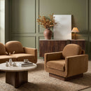 Diviento - Velvet Performance Fabric Upholstered Accent Chair