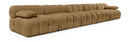 Orin - Velvet 5 Piece Modular Armless Sofa