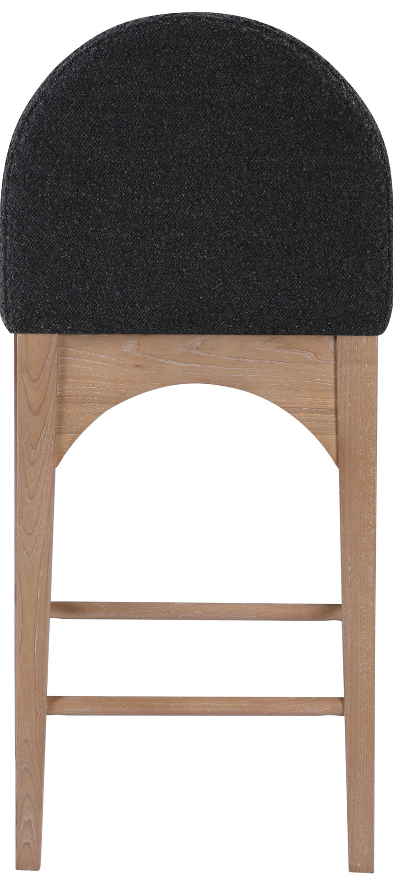 Waldorf - Boucle Stool With Natural Legs