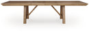 Ridgester - Rectangular Dining Room Extension Table - Light Brown