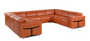 1126 - 8-Piece U-Shaped Sectional Sofa In With 4 Power Recliners & Power Headrests