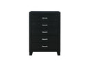 Reid - 4 Piece Full Bedroom Set (Bed, Dresser, Mirror, Nightstand) - Black