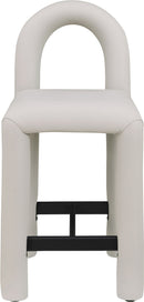 Amari - Faux Leather Stool