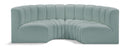 Arc - Faux Leather 4 Piece U-Shaped Modular Sofa
