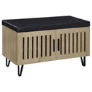 Brixton - 2-Door Padded Entryway Shoe Storage Bench