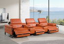 1246 - Modular Power Triple Reclining Dual Console Sofa With Power Reclining Headrests