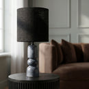 Paros - Base And Linen Textured Fabric Shade Table Lamp
