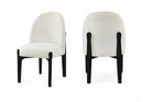 Torino - Upholstered Dining Chair With Brushed Black Base (Set of 2)
