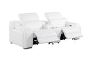 1116 - 3-Piece Modular Power Reclining Console Loveseat In With 2 Power Recliners & Power Headrests