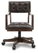 Breckington - Home Office Desk Chair - Dark Brown