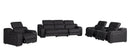 1116 - 7-Piece Modular Power Reclining Sofa, Loveseat & Chair Set In With 5 Power Recliners & Power Headrests