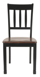 Owingsville - Dining Room Side Chair (Set of 2) - Black / Brown