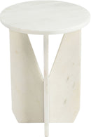 Alba - Genuine Marble End / Side Table