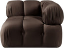 Orin - Velvet Performance Fabric Upholstered Modular Corner Chair