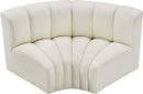 Arc - Faux Leather 2 Piece Modular Sofa