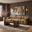 Orin - Velvet 3 Piece Modular Sofa