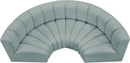 Arc - Faux Leather 4 Piece U-Shaped Modular Sofa