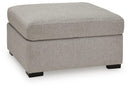 ModMax Luxe - Oversized Accent Ottoman - Flint