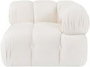 Orin - Velvet Performance Fabric Upholstered Modular Corner Chair