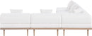Laguna - 5 Piece 106.5" Upholstered Outdoor Patio Modular Sectional