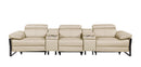 1246 - Modular Power Triple Reclining Dual Console Sofa With Power Reclining Headrests