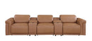 1126 - 5-Piece Modular Power Reclining Sofa In With 3 Power Recliners & Power Headrests