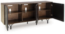 Lavinmont - Accent Cabinet - Multi Brown
